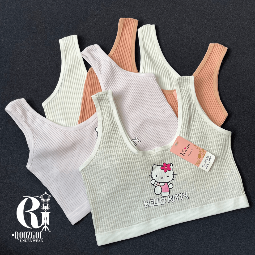 نیمتنه هلوکیتی تمام نخ دخترانه