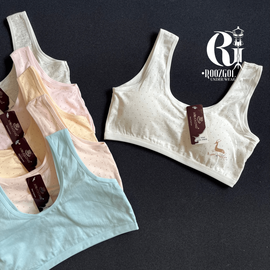 نیمتنه تمام نخ دخترانه راحتی پددار N945